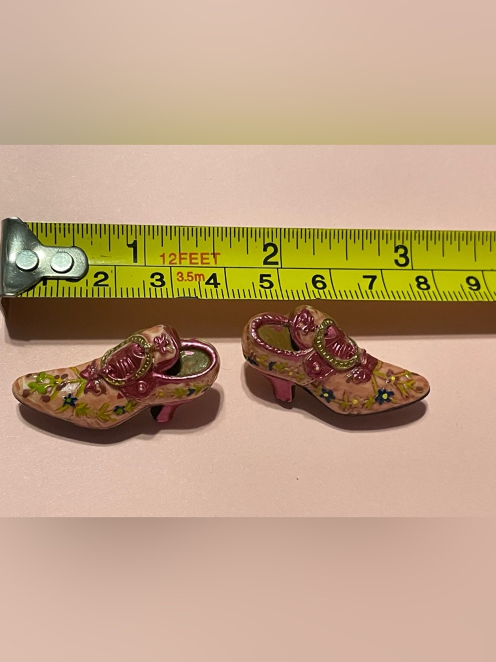 Pink Shoe Pierced Earrings #9931 - Picture 2 of 3